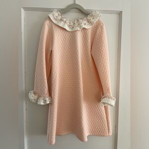 Bella Bliss Quilted Ruffle Neck & Sleeves